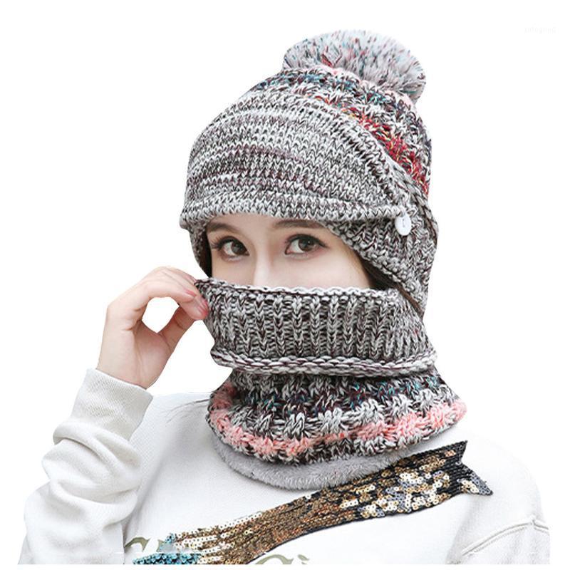 Beanie/Skull Caps Multifunctional Beanie Women Men Unisex Winter Hats For Pompon Thicken Keep Warm Skullies Hat Mask Scarf Set1, Wine
Beanie/Skull Caps Multifunctional Beanie Women Men Unisex Winter Hats For Pompon Thicken Keep Warm Skullies Hat Mask Scarf Set1, Wine