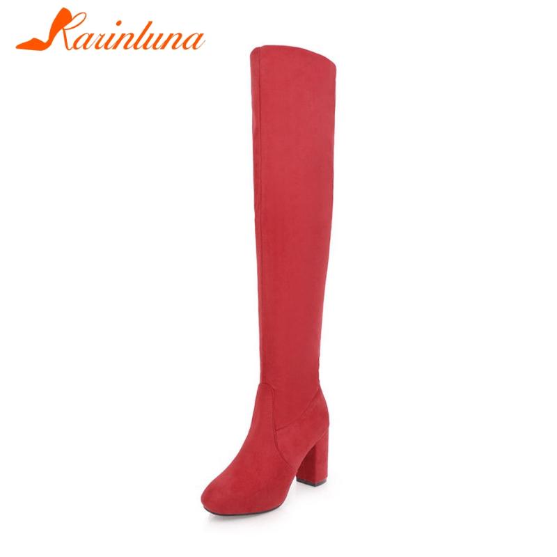 KARIN Plus Size 32-45 Ladies 2020 Autumn Concise Boots Round Toe Thick High Heels Women Boots Mid Calf Women Shoes, Red
KARIN Plus Size 32-45 Ladies 2020 Autumn Concise Boots Round Toe Thick High Heels Women Boots Mid Calf Women Shoes, Red