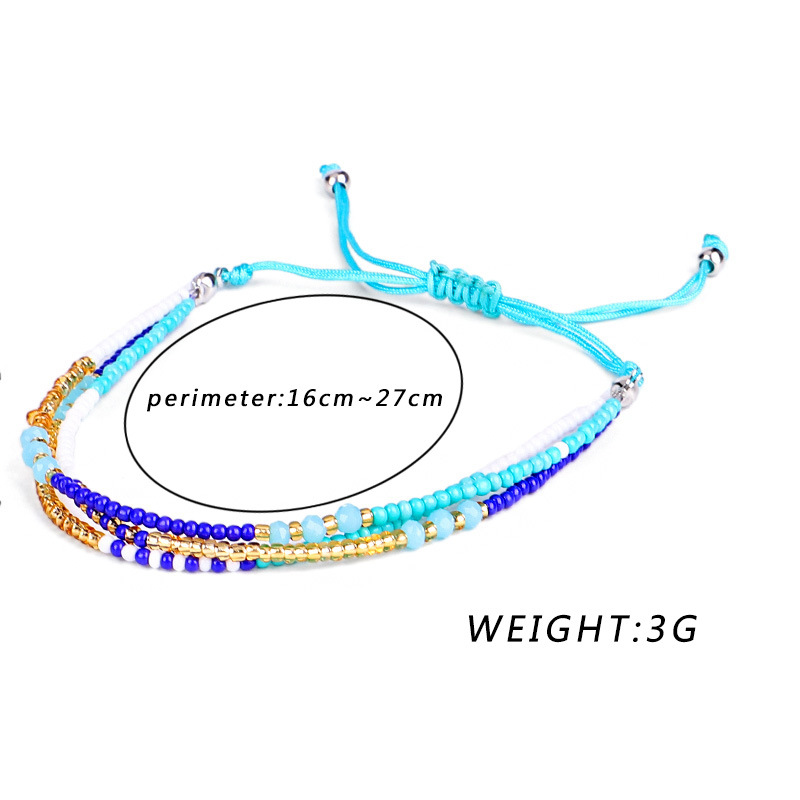 Colorful Crystal Rice Beads Strands Bracelet Jewelry for Women Gift