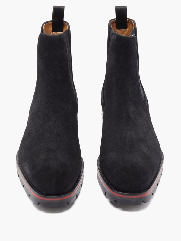 Fashion Luxurious Mens Boots Shoes Red Bottom Boot For Men's Ankle Booties Kicko Style Black Suede Leather Calfskin Elegant Man Low Heels shortboot, 20
Fashion Luxurious Mens Boots Shoes Red Bottom Boot For Men's Ankle Booties Kicko Style Black Suede Leather Calfskin Elegant Man Low Heels shortboot, 20