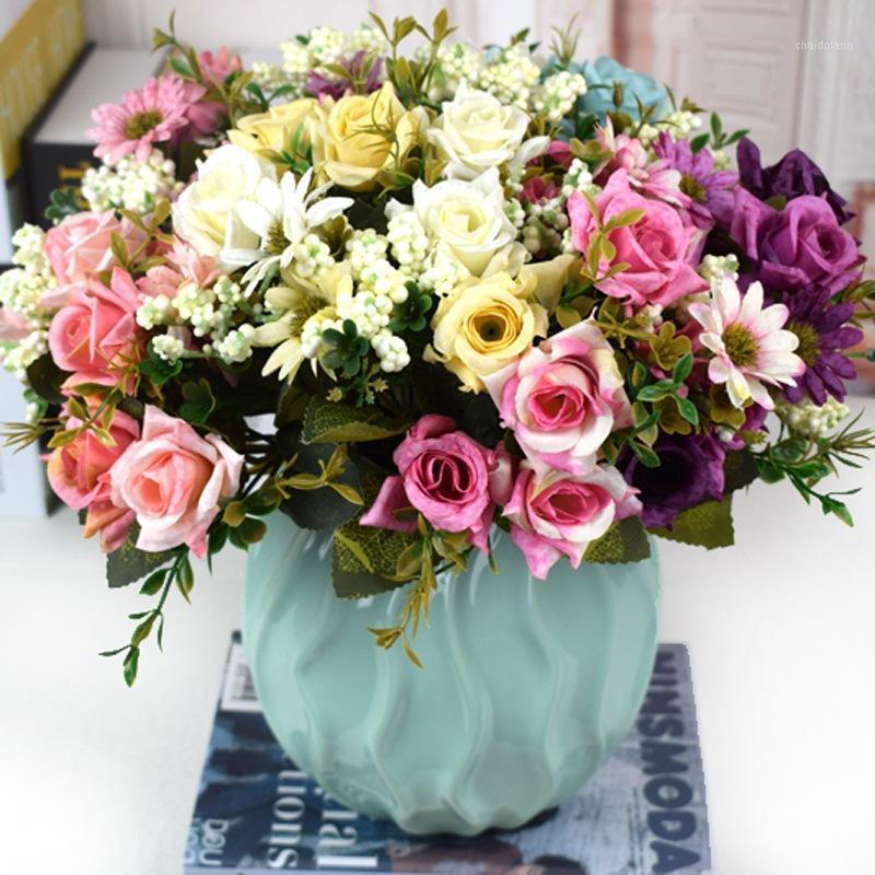 European Style Fake Artificial rose Silk Decorative Party Flowers For Home Hotel Wedding Office Garden Decor1, Pink
European Style Fake Artificial rose Silk Decorative Party Flowers For Home Hotel Wedding Office Garden Decor1, Pink