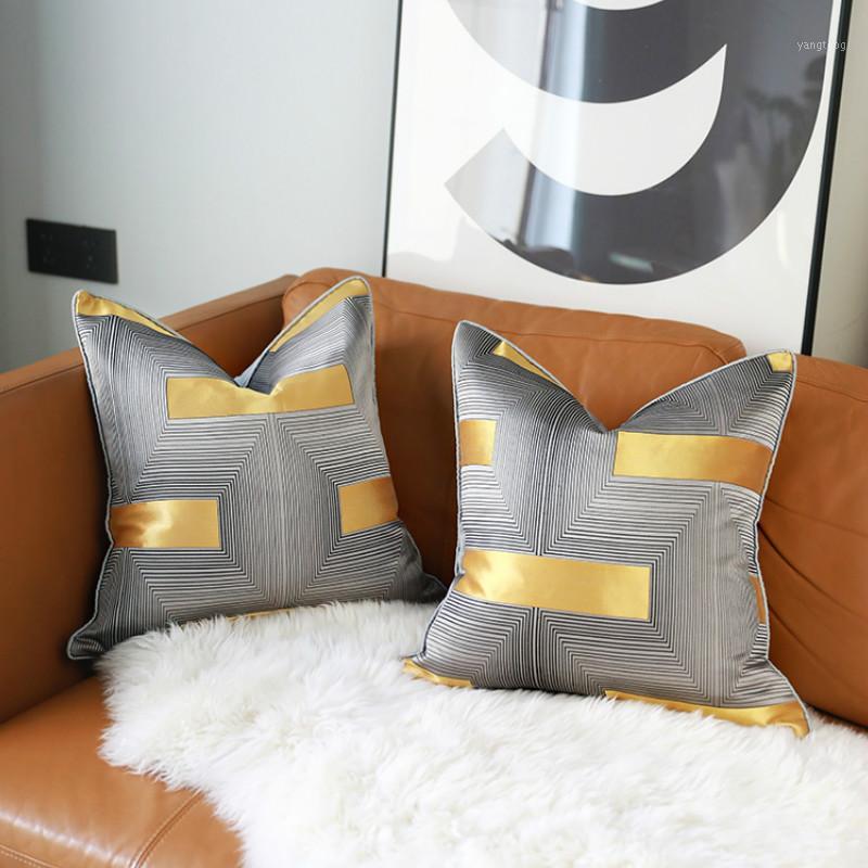 Cushion Cover Decorative Square Pillow Case Art Deco Modern Geometric Jacquard Coussin Home Decor Pillow Cushion Cover1, Gray 
Cushion Cover Decorative Square Pillow Case Art Deco Modern Geometric Jacquard Coussin Home Decor Pillow Cushion Cover1, Gray