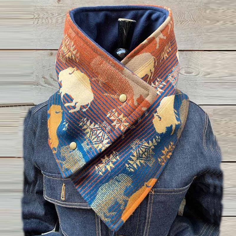 Winter Women Warm Casual Printing Scarf Scarves Fashion Retro Casual Multi-Purpose Shawl Button Scarf Wraps Foulard Femme#35
Winter Women Warm Casual Printing Scarf Scarves Fashion Retro Casual Multi-Purpose Shawl Button Scarf Wraps Foulard Femme#35