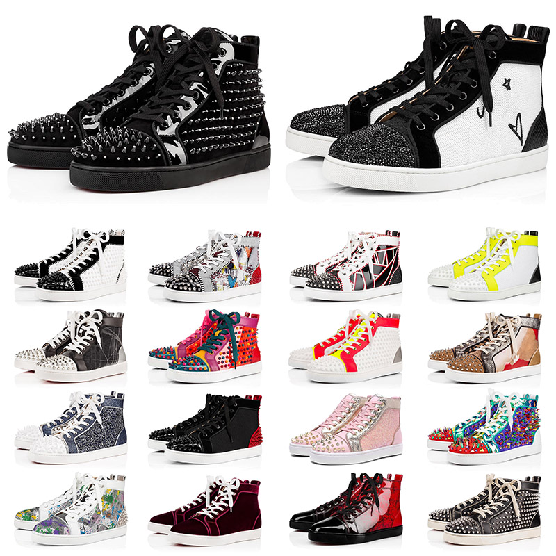 With Box Red Bottoms Luxurys Designers Sneakers Platform Casual Shoe Big Size us 13 All Black Red Bottoom Men Women Spikes Boots
With Box Red Bottoms Luxurys Designers Sneakers Platform Casual Shoe Big Size us 13 All Black Red Bottoom Men Women Spikes Boots