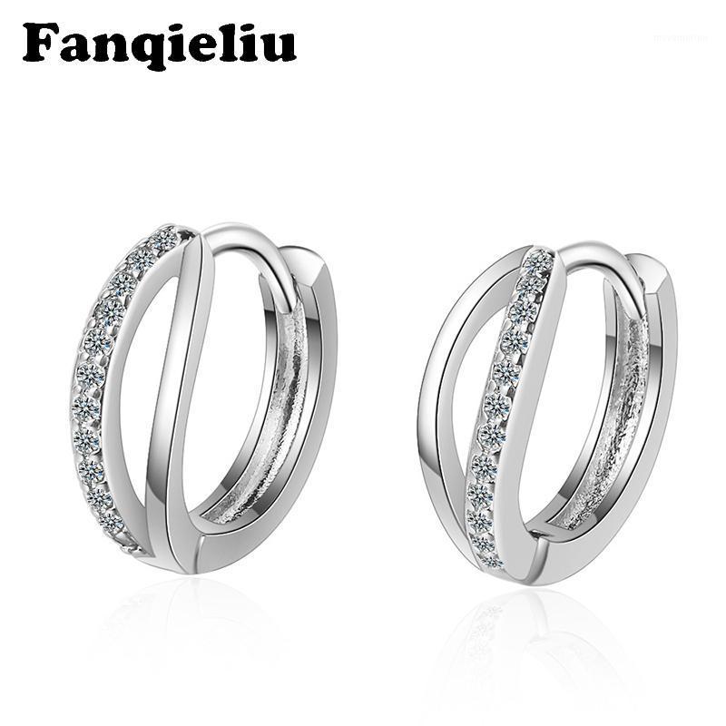 Fanqieliu Birthday Gift 5A Zircon Earring Girl 925 Sterling Silver Hoop Earrings For Women Fine Crystal Earrings FQL202391
Fanqieliu Birthday Gift 5A Zircon Earring Girl 925 Sterling Silver Hoop Earrings For Women Fine Crystal Earrings FQL202391