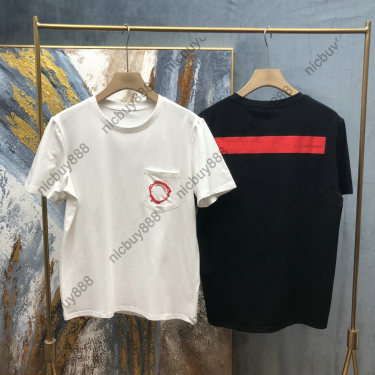summer New Mens Designer luxury T Shirts womens classic letter pocket paris red patchwork t shirt cotton t-shirt casual tshirt tops tee, White
summer New Mens Designer luxury T Shirts womens classic letter pocket paris red patchwork t shirt cotton t-shirt casual tshirt tops tee, White