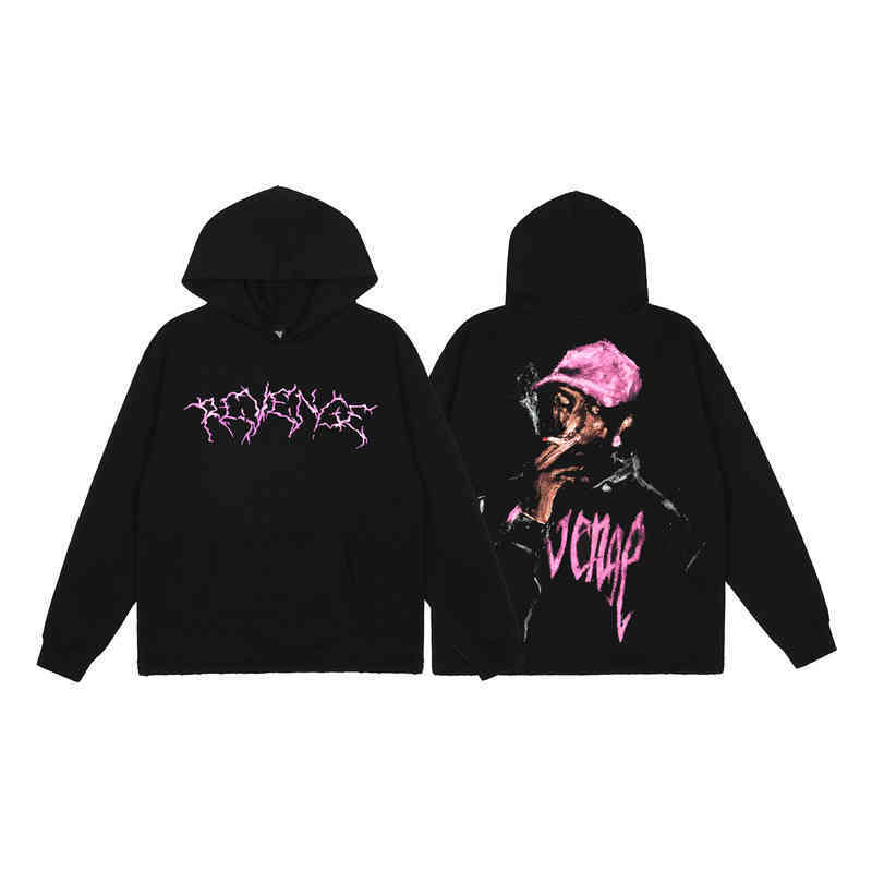22SS Hand Drawn Rapper 100% Cotton Oversized Revenge Hoodies Men Women Hip Hop Autumn Winter Hippie Clothes Stranger Things, Black
22SS Hand Drawn Rapper 100% Cotton Oversized Revenge Hoodies Men Women Hip Hop Autumn Winter Hippie Clothes Stranger Things, Black