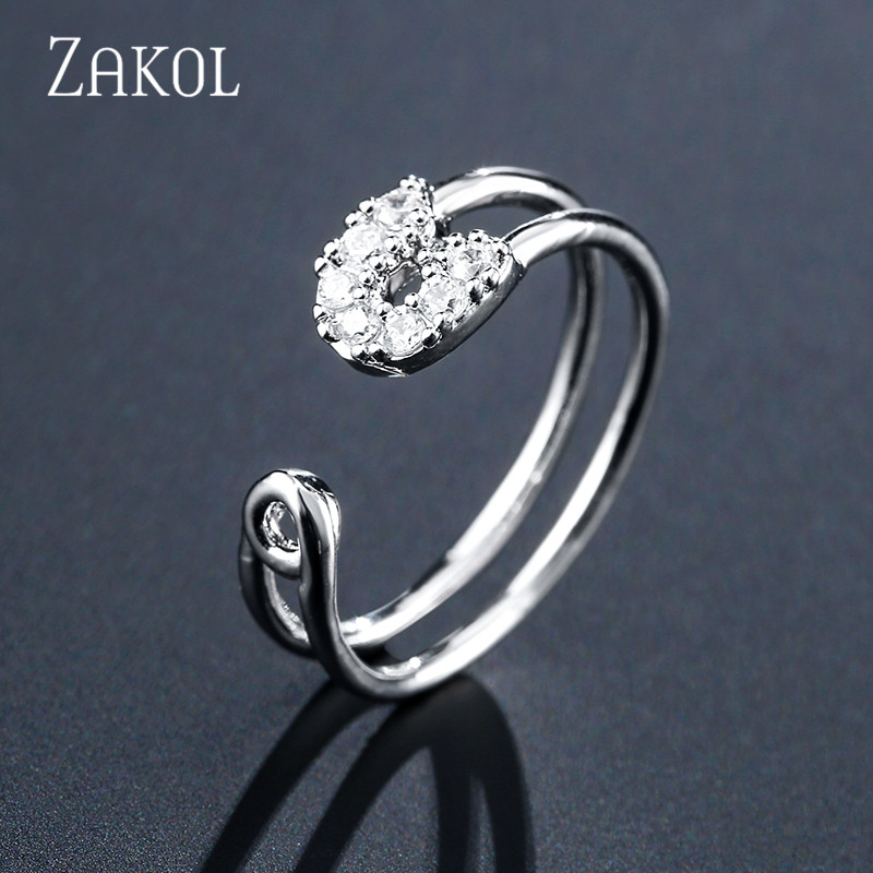New Pave Setting Cubic Zircon Pin Open Rings For Women Fashion Adjustable Party Wedding Accessory FSRP2115
New Pave Setting Cubic Zircon Pin Open Rings For Women Fashion Adjustable Party Wedding Accessory FSRP2115