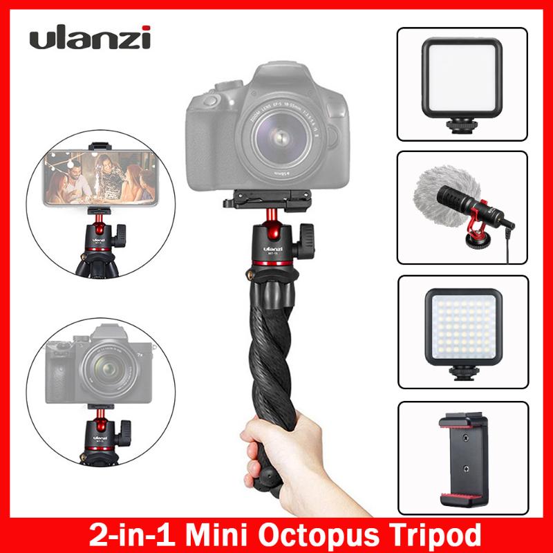 ulanzi MT-11 Flexible Octopus Tripod Stand 2-in-1 Platform Design 360° Adjustment Ballhead for Smartphone DSLR SLR Vlog Tripod
ulanzi MT-11 Flexible Octopus Tripod Stand 2-in-1 Platform Design 360° Adjustment Ballhead for Smartphone DSLR SLR Vlog Tripod