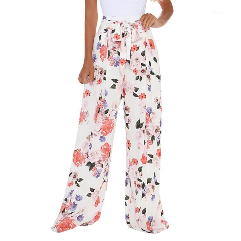 Elegant 2020 Women New Summer Wide Leg Pants Casual Loose Sweet Elastic Waist Trousers Floral Print Bandage Female Trousers1, White
Elegant 2020 Women New Summer Wide Leg Pants Casual Loose Sweet Elastic Waist Trousers Floral Print Bandage Female Trousers1, White