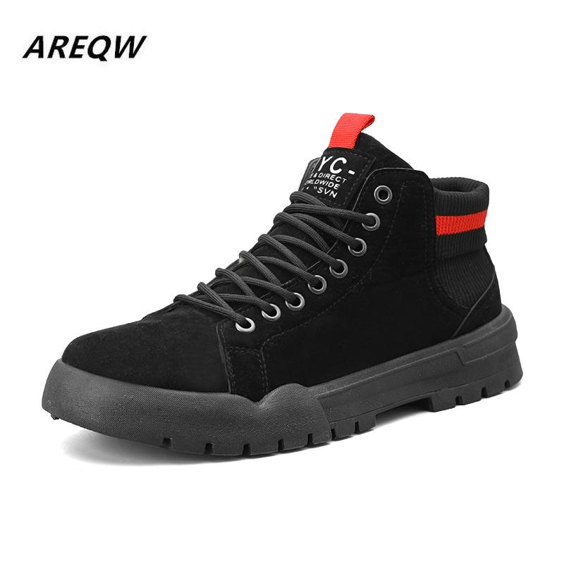 Winter Men's PU Solid Color Plus Velvet High To Help Fashion Boots Trend Wear Flat Warm, Black
Winter Men's PU Solid Color Plus Velvet High To Help Fashion Boots Trend Wear Flat Warm, Black
