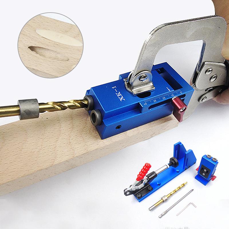 Hole Jig Kit Wood Hole XK-2 Woodworking Slant Holer 9.5mm Slant Holer Positioner Woodworking DIY Tool Clamps
Hole Jig Kit Wood Hole XK-2 Woodworking Slant Holer 9.5mm Slant Holer Positioner Woodworking DIY Tool Clamps