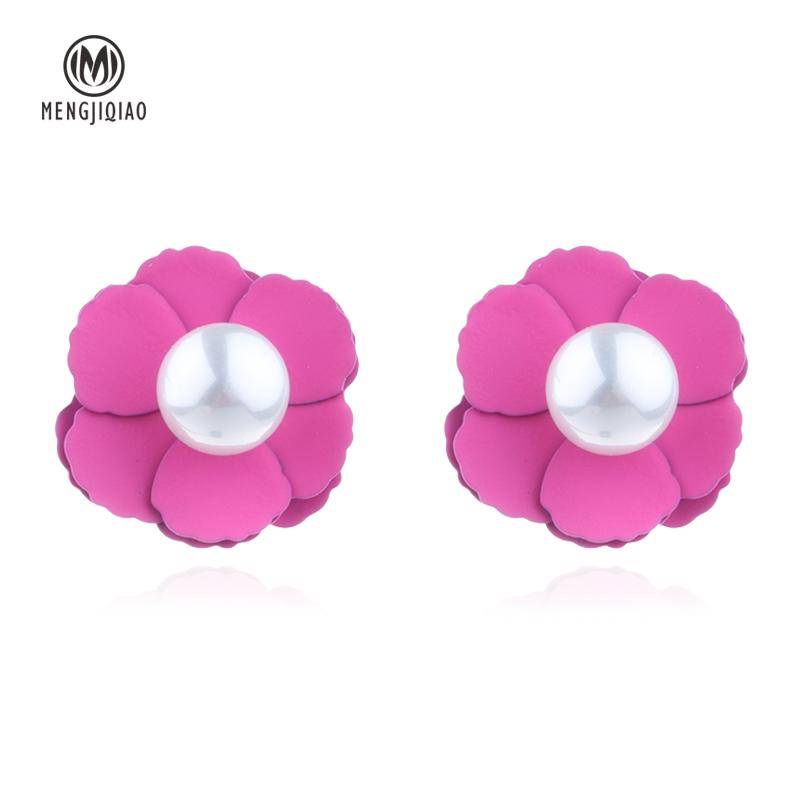 MENGJIQIAO 2020 Summer New Sea Holiday Flower Stud Earrings For Women Temperament Simulated Pearl Fashion Boucle D'oreilles Gift
MENGJIQIAO 2020 Summer New Sea Holiday Flower Stud Earrings For Women Temperament Simulated Pearl Fashion Boucle D'oreilles Gift