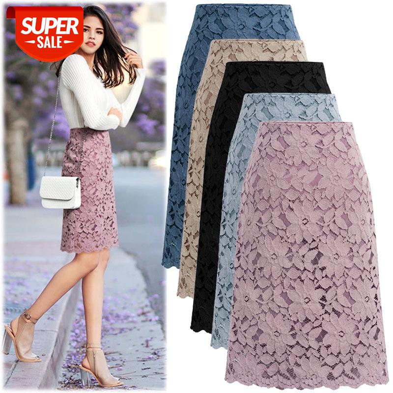 Bonjean 2020 Women's Pencil Skirt Lace Knee Length High Waist Slim Skirts Women Young Girl Summer Female Falda #fL20, White;black
Bonjean 2020 Women's Pencil Skirt Lace Knee Length High Waist Slim Skirts Women Young Girl Summer Female Falda #fL20, White;black