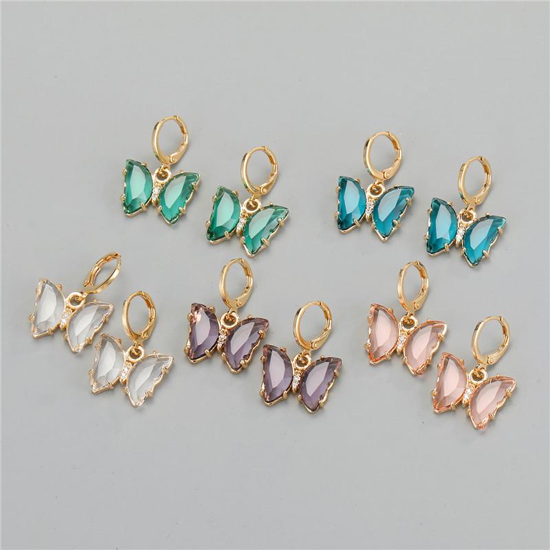 1Pair Korea New Minimalist Crystal Butterfly Hoop Earrings For Women Cute Colorful Animals Mini Small Ear Stud Wedding Jewelry
1Pair Korea New Minimalist Crystal Butterfly Hoop Earrings For Women Cute Colorful Animals Mini Small Ear Stud Wedding Jewelry