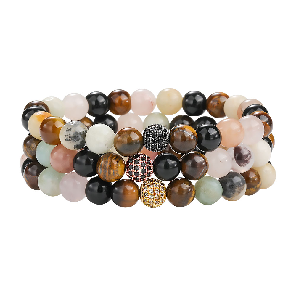 handmade 8mm tiger eye natural stone beads bracelet for women men elastic copper inlaid micro zircon beads bracelet jewelry gift
handmade 8mm tiger eye natural stone beads bracelet for women men elastic copper inlaid micro zircon beads bracelet jewelry gift