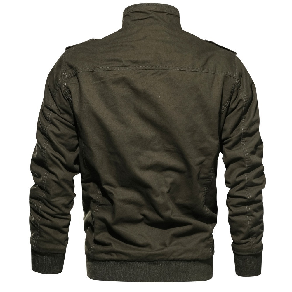 ZOGAA Mens Fur Lined Warm Outdoor Pilot Military Jackets Coats Air Force Army Coats Cotton Moto Streetwear Men Bomber Jacket 201127