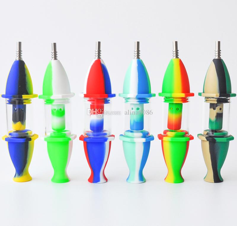 High quality Nector Collector other smoking accessories Titanium alloy silicone suit Wax Containers glass nectors kit Metal Dabber Smoking Pipe
High quality Nector Collector other smoking accessories Titanium alloy silicone suit Wax Containers glass nectors kit Metal Dabber Smoking Pipe