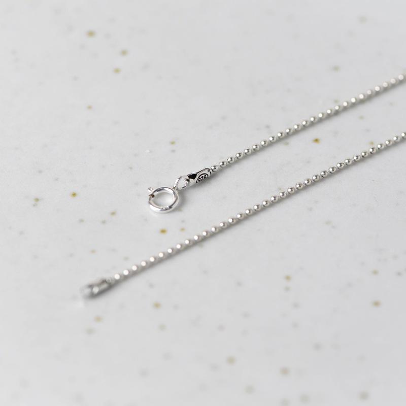 FNJ 1mm Ball Chain Necklaces 925 Silver 40cm to 50cm Original S925 Thai Silver Women Men Necklace
FNJ 1mm Ball Chain Necklaces 925 Silver 40cm to 50cm Original S925 Thai Silver Women Men Necklace