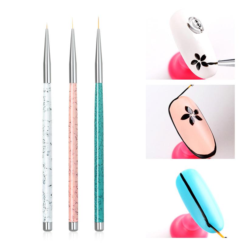 3pcs/set Nail Art Liner Painting Pen Acrylic Thin Liner Drawing Brushes Design Manicure Salon Tool
3pcs/set Nail Art Liner Painting Pen Acrylic Thin Liner Drawing Brushes Design Manicure Salon Tool