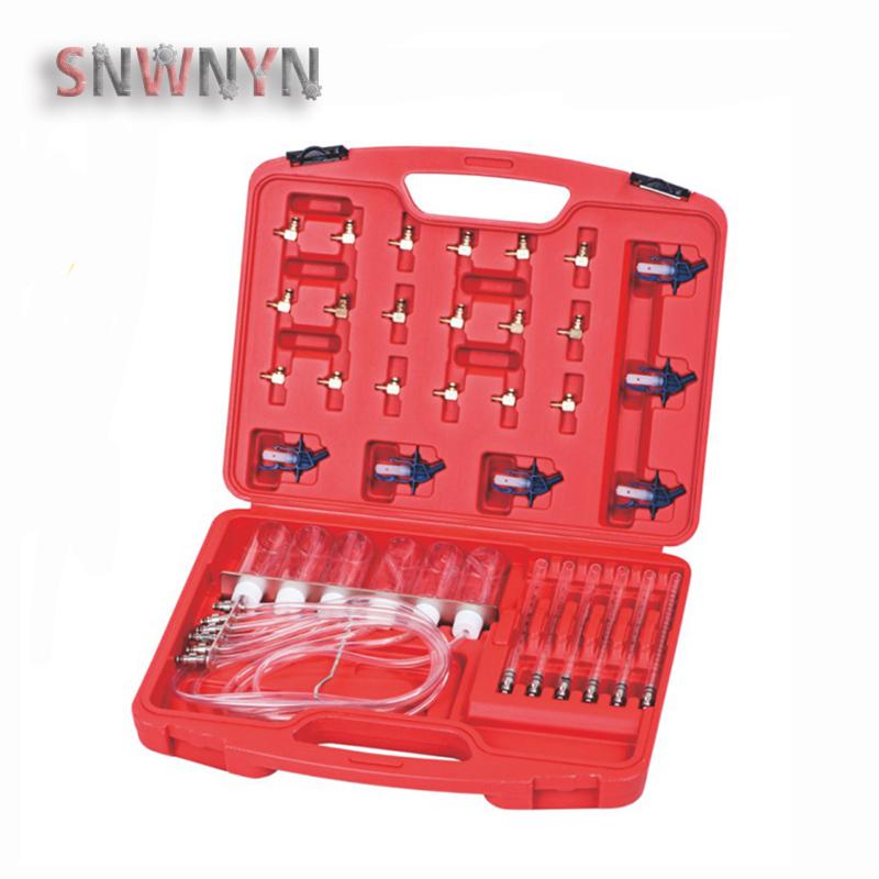 Diesel Injector Flow Test Meter Kit Common Rail Adaptor Fuel Tester Set Injector Fuel Return Flow Measure Tools
Diesel Injector Flow Test Meter Kit Common Rail Adaptor Fuel Tester Set Injector Fuel Return Flow Measure Tools