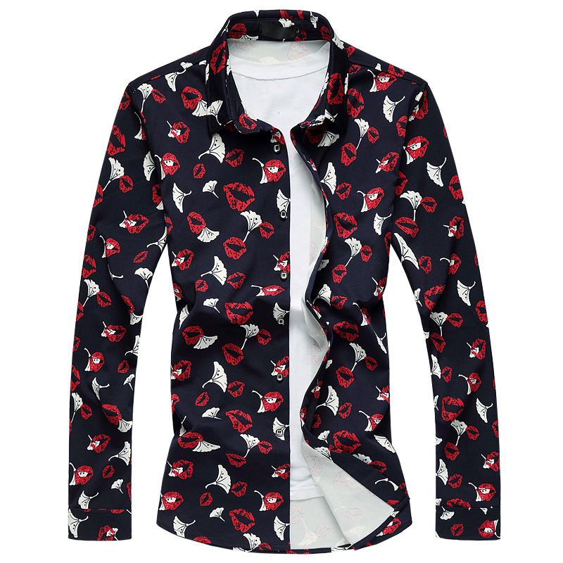 2021 New Oversize 6xl Floral Shirt Men Fashion Brand Red Lip Print Long Sleeve Shirts Chemise Homme Spring Autumn Mens Clothes Odq0
2021 New Oversize 6xl Floral Shirt Men Fashion Brand Red Lip Print Long Sleeve Shirts Chemise Homme Spring Autumn Mens Clothes Odq0