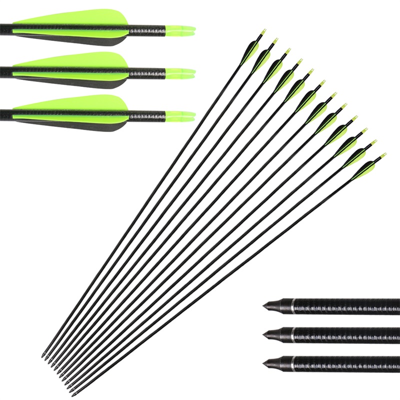Hunting archery fiberglass arrows 12 pieces Archery hunting glass fiber arrows bolts for recurve bow hunting
Hunting archery fiberglass arrows 12 pieces Archery hunting glass fiber arrows bolts for recurve bow hunting