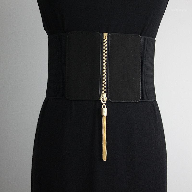 Belts Belt Women's Decorative Wide Dress Simple And Versatile Waist Fashion Elastic Summer Black Cover, Black;brown
Belts Belt Women's Decorative Wide Dress Simple And Versatile Waist Fashion Elastic Summer Black Cover, Black;brown