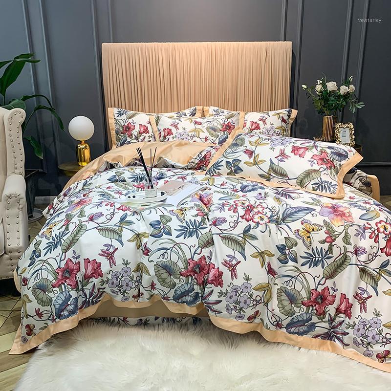 TUTUBIRD-New Luxury Egyptian cotton bedding sets king size floral European bedlinen pastoral style bedclothes pillowcases1, 01
TUTUBIRD-New Luxury Egyptian cotton bedding sets king size floral European bedlinen pastoral style bedclothes pillowcases1, 01