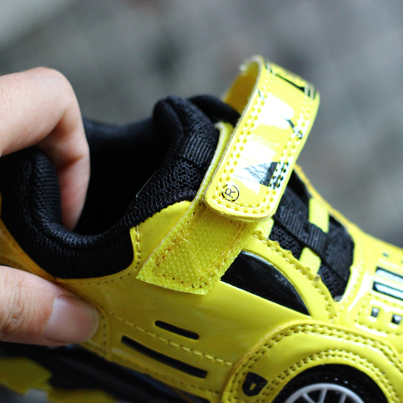 2020 Children Shoes Spring New Cartoon Car Sneakers Kids Leather Mesh Breathable Casual Running Shoes For Boy Girls Sports Shoes