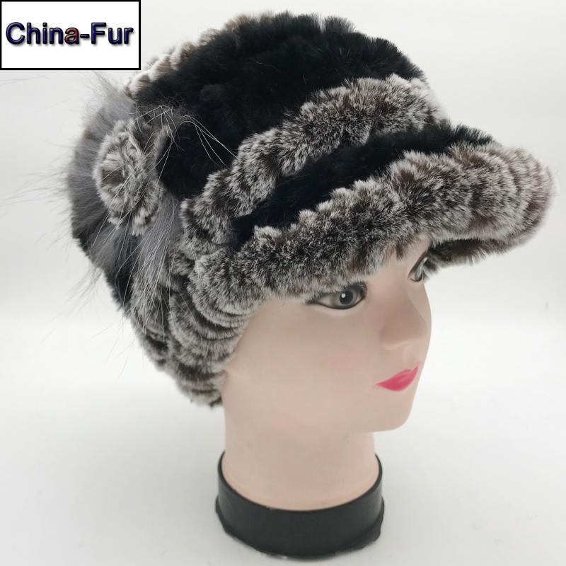 2020 New Women Real Rex Fur Hat Winter Rex Fur Beanies Hats Knitted Hot 100% Real Natural Caps1, Grey white 
2020 New Women Real Rex Fur Hat Winter Rex Fur Beanies Hats Knitted Hot 100% Real Natural Caps1, Grey white