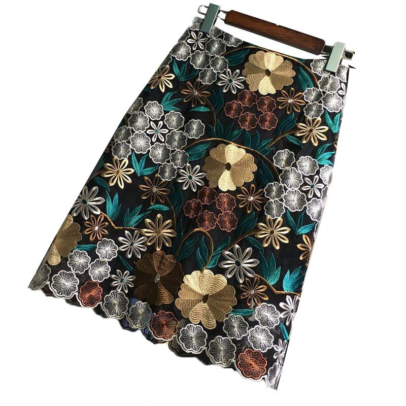 2021 Women's Lace Spring Summer High Waist New Mesh Hip Package Skirt Ladies Flower Embroidery Elegant Skirts Y394 33ea, Apricot
2021 Women's Lace Spring Summer High Waist New Mesh Hip Package Skirt Ladies Flower Embroidery Elegant Skirts Y394 33ea, Apricot
