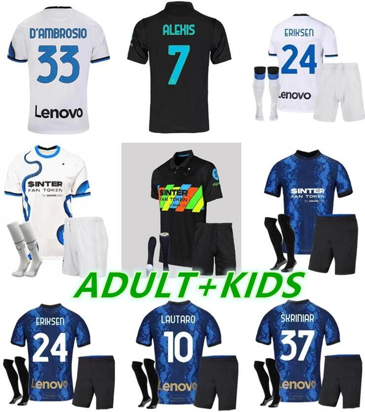 adult kids kits 2021 2022 Inter LAUTARO SKRINIAR Soccer Jerseys full 20 21 22 BARELLA LUKAKU men Football Shirt kit with socks
adult kids kits 2021 2022 Inter LAUTARO SKRINIAR Soccer Jerseys full 20 21 22 BARELLA LUKAKU men Football Shirt kit with socks