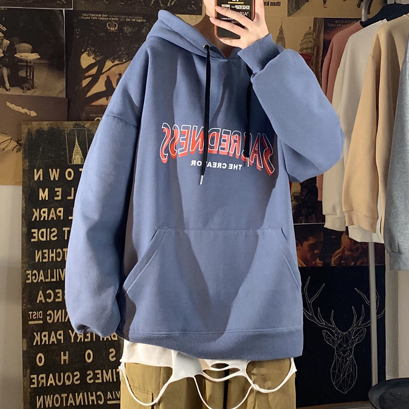 2021 Men' Casual Oversize Hoodies Autumn Winter Woman New Loose Hooded Sweatshirts Korean Streetwear Male Pullover O5k8, Lightblue
2021 Men' Casual Oversize Hoodies Autumn Winter Woman New Loose Hooded Sweatshirts Korean Streetwear Male Pullover O5k8, Lightblue