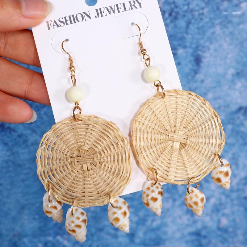ZOSHI Wooden Straw Weave Rattan Pearl Shell Earrings For Women Hollow Flora African Woman Wooden Pendant Earrings Brincos Gift1
ZOSHI Wooden Straw Weave Rattan Pearl Shell Earrings For Women Hollow Flora African Woman Wooden Pendant Earrings Brincos Gift1
