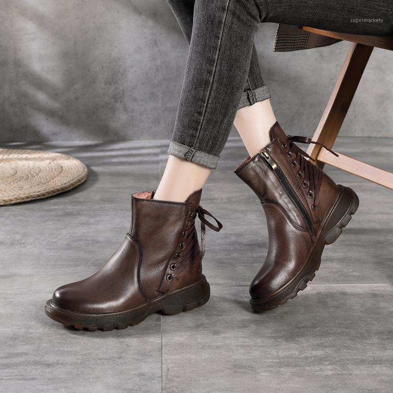 DEAT 2021 New Spring And Summer Fashion Casual Leather Cowhide Single Boot Back Lace Up Soft Bottom Boots Women's SH3761, Black
DEAT 2021 New Spring And Summer Fashion Casual Leather Cowhide Single Boot Back Lace Up Soft Bottom Boots Women's SH3761, Black
