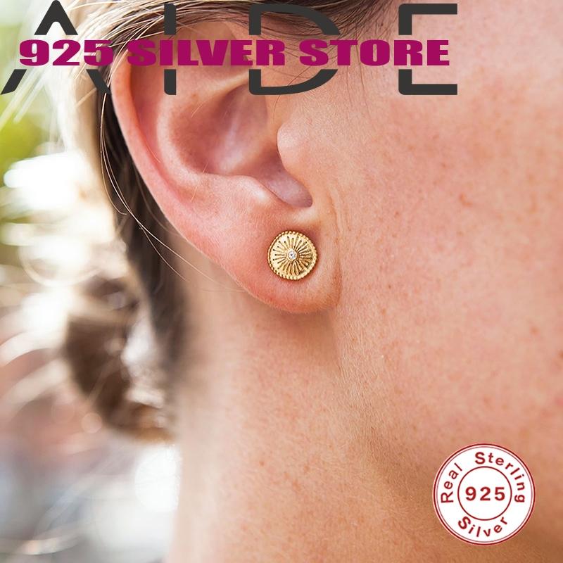 Aide Women's Stud Earring 925 Sterling Silver 2021 Trend Round Piercing Fireworks Printing Earrings Fine Jewelry Accessories
Aide Women's Stud Earring 925 Sterling Silver 2021 Trend Round Piercing Fireworks Printing Earrings Fine Jewelry Accessories
