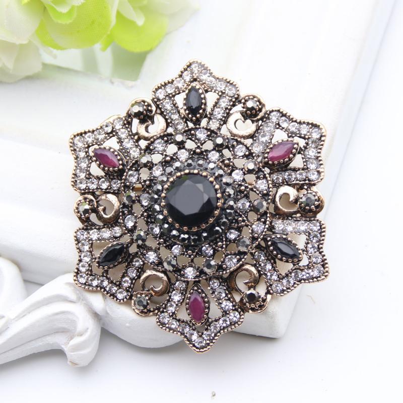 Vintage Turkish Brooch Pendant Dual-Purpose Women Ethnic Jewelry Retro Gold Color Flower Rhinestone Brooches Broches Hijab Pin1
Vintage Turkish Brooch Pendant Dual-Purpose Women Ethnic Jewelry Retro Gold Color Flower Rhinestone Brooches Broches Hijab Pin1