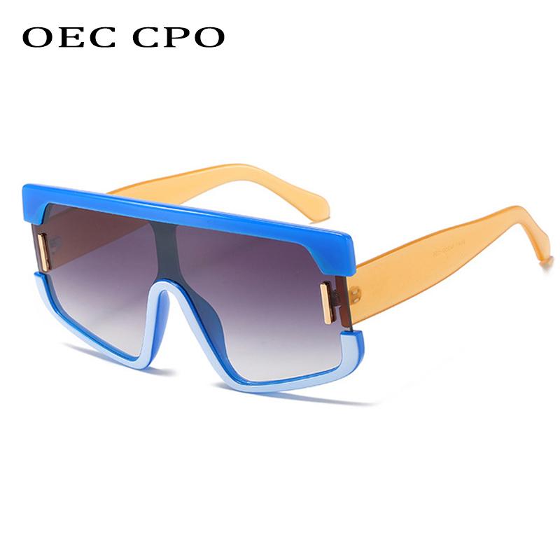OEC CPO Oversized Square Sunglasses Women New Fashion One Piece Sun Glasses Female Vintage Blue Gray Shades Punk Eyeglasses
OEC CPO Oversized Square Sunglasses Women New Fashion One Piece Sun Glasses Female Vintage Blue Gray Shades Punk Eyeglasses