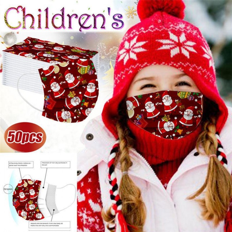 Christmas Face Masks Santa Snowman Gift Print Kids Adult Children 3-Layer Protection Health Mask Face Sanitary Masks
Christmas Face Masks Santa Snowman Gift Print Kids Adult Children 3-Layer Protection Health Mask Face Sanitary Masks