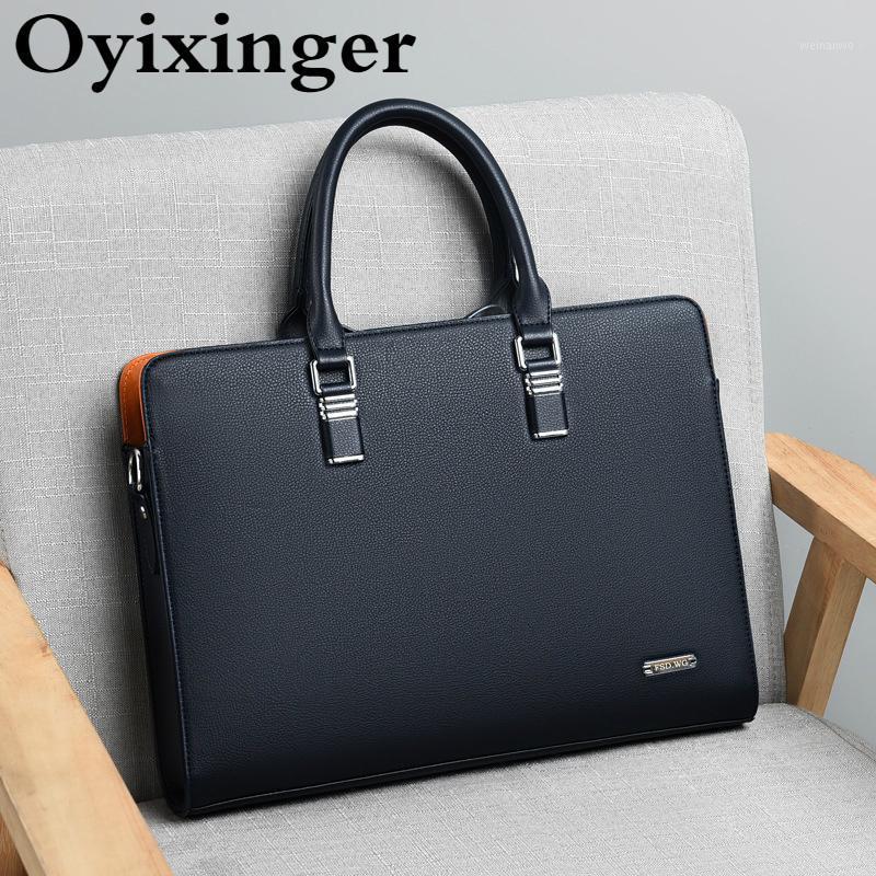 Oyixinger Men's Bag Fashion Leather Briefcase For Man Business Shoulder Bags Casual Crossbody Bag Large Capacity Handbags Male1, Black 
Oyixinger Men's Bag Fashion Leather Briefcase For Man Business Shoulder Bags Casual Crossbody Bag Large Capacity Handbags Male1, Black