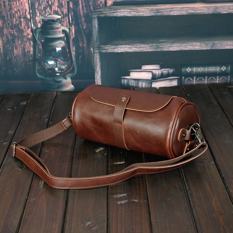Brand Leather Men Bag Casual Business Leather Mens Messenger Bag Vintage Mens Crossbody Bags Male Cylinder Bags, Black
Brand Leather Men Bag Casual Business Leather Mens Messenger Bag Vintage Mens Crossbody Bags Male Cylinder Bags, Black