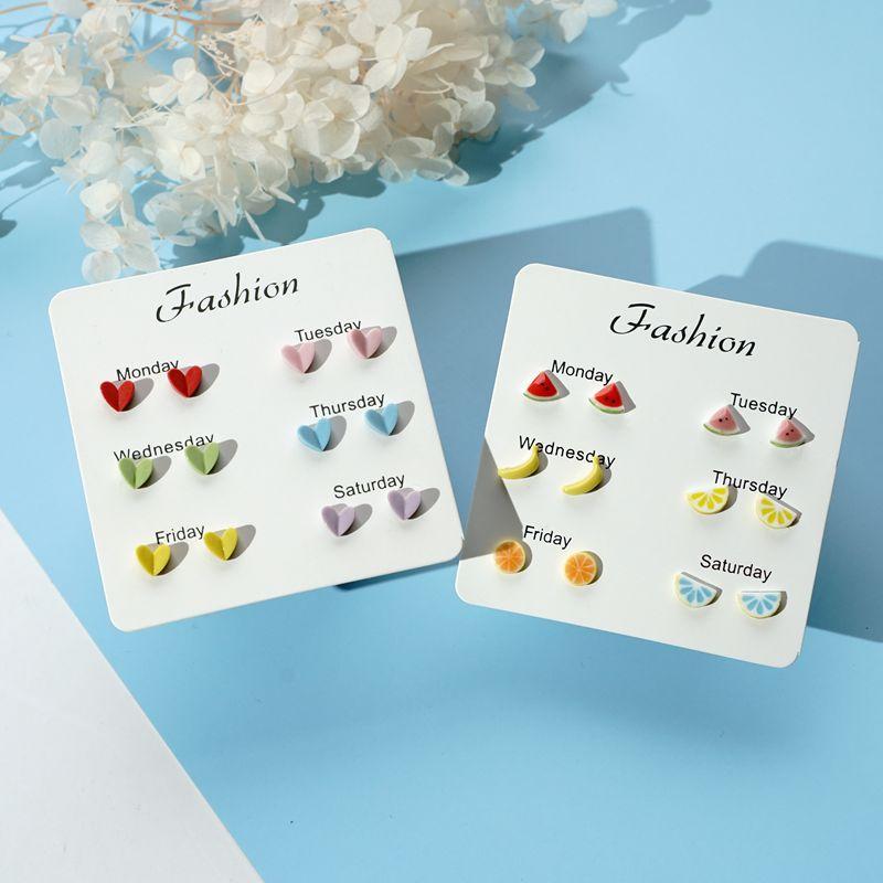 Stud Fashion Ceramic Earrings Earring For Every Days Sets Jewelry Women #T1