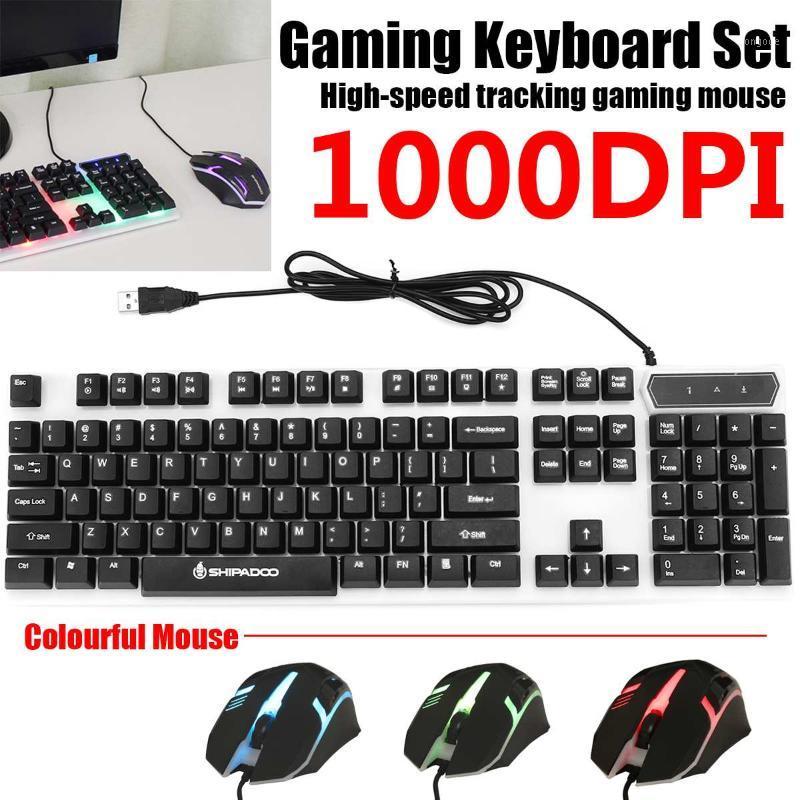 3pcs Gaming Keyboard RGB Backlit Keyboard With Silent Gaming Mouse Set Mouse Game Kit For Computer Game PC Laptop1
3pcs Gaming Keyboard RGB Backlit Keyboard With Silent Gaming Mouse Set Mouse Game Kit For Computer Game PC Laptop1