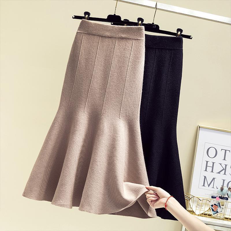 2021 New Women high solid color knitted skirts autumn elegant streetwear medium femme skirt y318 9HQU, Heise
2021 New Women high solid color knitted skirts autumn elegant streetwear medium femme skirt y318 9HQU, Heise