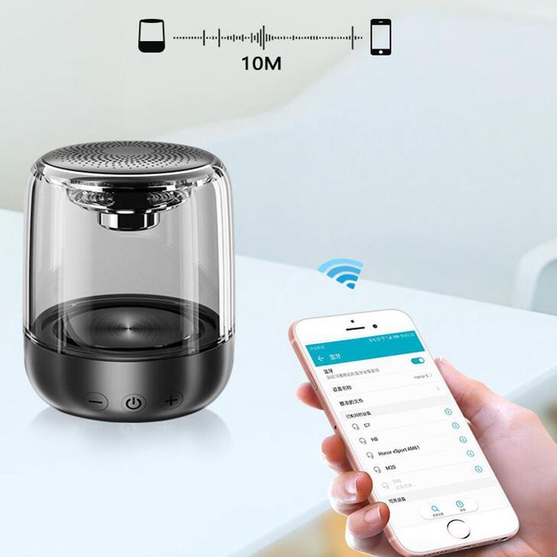 Wireless Bluetooth Speaker 6D Surround Sound Subwoofer Portable Colorful Light Car Crystal Glass Card TWS Wireless Interconnecte1
Wireless Bluetooth Speaker 6D Surround Sound Subwoofer Portable Colorful Light Car Crystal Glass Card TWS Wireless Interconnecte1