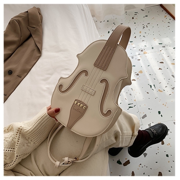 Fun Brown Violin Shape Pu Leather Shoulder for Teenage Girls Fashion Backpack Travel School Bag Multiple Using Women Pouch C1223
Fun Brown Violin Shape Pu Leather Shoulder for Teenage Girls Fashion Backpack Travel School Bag Multiple Using Women Pouch C1223