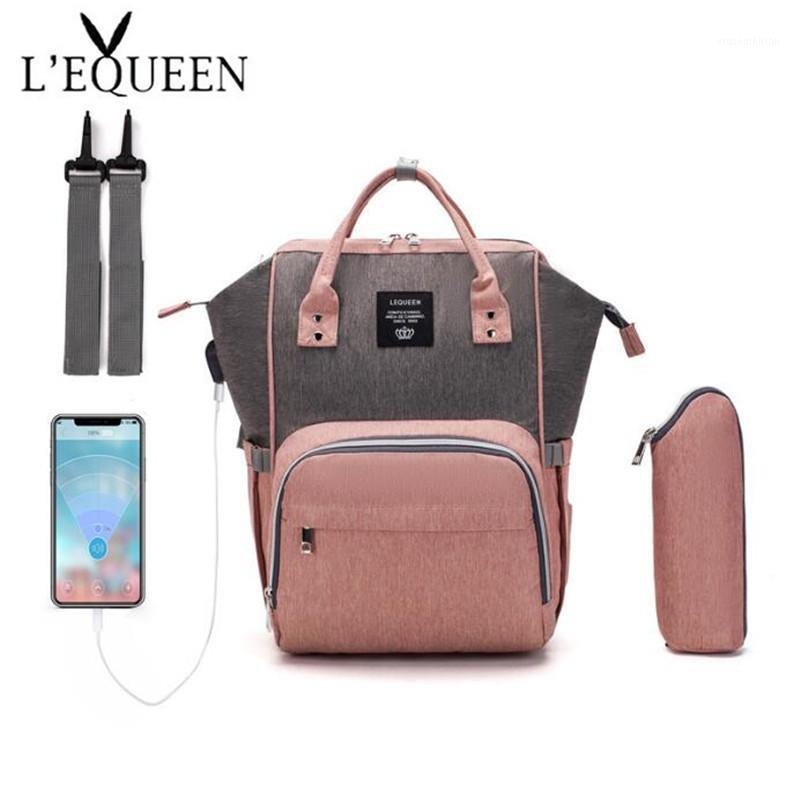 Lequeen USB Diaper Bag Maternity Nappy Bag Large Capacity Baby Travel Backpack Nursing for Baby Care1, Gray
Lequeen USB Diaper Bag Maternity Nappy Bag Large Capacity Baby Travel Backpack Nursing for Baby Care1, Gray