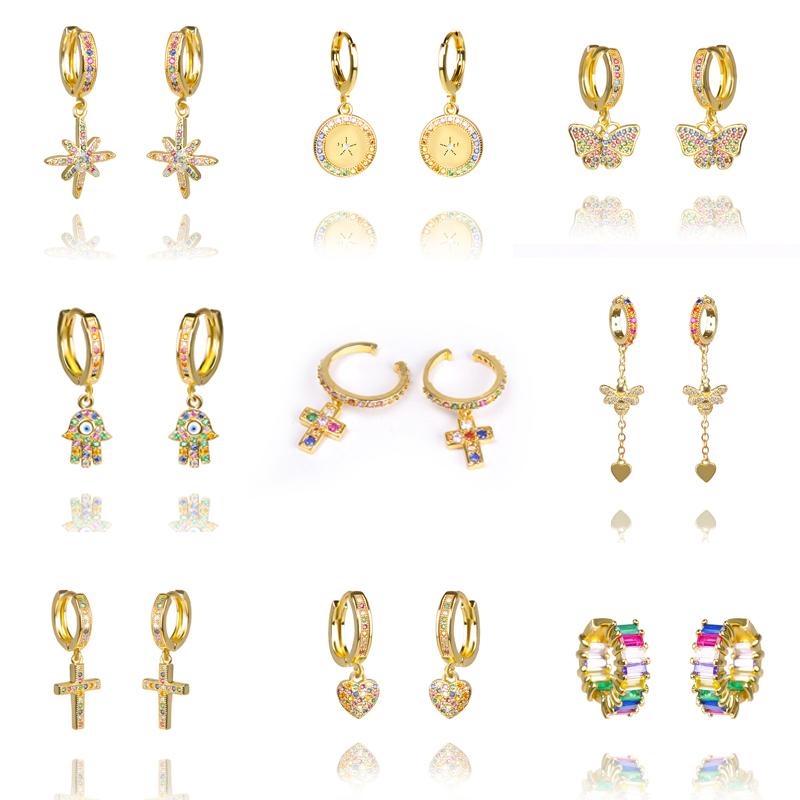 charm rainbow zircon earrings for women dropping cz earrings crystal heart hand cross pendant jewelry new year gifts
charm rainbow zircon earrings for women dropping cz earrings crystal heart hand cross pendant jewelry new year gifts