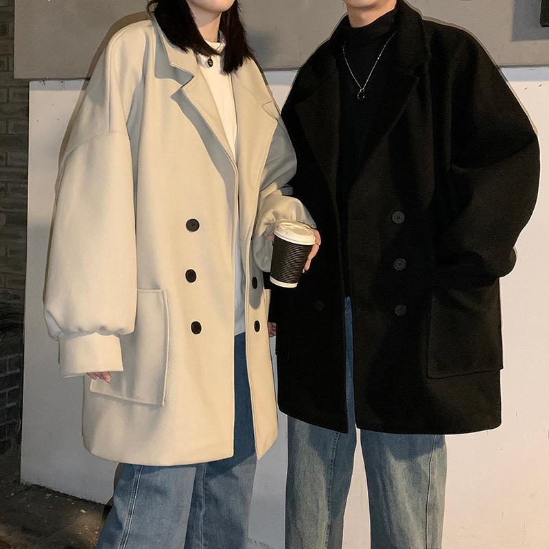 Loose Windbreaker Jacket Men Spring Autumn Casual Black Trench Coat Double Breasted Unisex Loose Long Trench Coat BG50TH, Style1
Loose Windbreaker Jacket Men Spring Autumn Casual Black Trench Coat Double Breasted Unisex Loose Long Trench Coat BG50TH, Style1